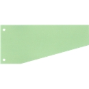 Fiches intercalaires trapézoïdales  - carton recyclé - vert - 100 p. - notre marque Schäfer Shop Select