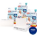 Fine dust filter tesa® Clean Air®, for printer/fax/copier, size M + 1 x 75 ml jar of Nivea cream FREE