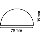 Flächenschutz Typ C+, 1-m-Stück, gelb/schwarz