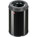Flammverlöschender Papierkorb, 15 l, schwarz