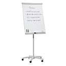 Flipchart Franken U-Act!Line mobil, 700x1000 mm, mit 5 Rollen, magnetisch, recycelt, hellgrau