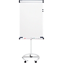 Flipchart MAULsolid flip2use - piètement rond avec roulettes