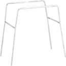 Floor rack for flush tank 75 l, galvanised tubular steel