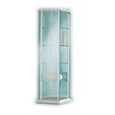 Floor-standing presentation case Forum III, W 510 x D 510 x H 1760 mm