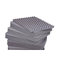 Foam insert for 30 l boxes, 6-part, PU foam cubes