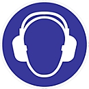 Foil “use hearing protection”,