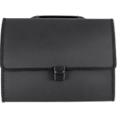 FolderSys, A4, spine width 65 mm, 24 tabbed compartments, cover, ribbon, clip closure &amp; handle, W 335 x H 250 mm, PP, black