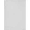 FolderSys, A4, voor maximaal 5 vel, 0,15 mm, met klemfunctie, documentbestendig, B 229,3 x H 310 mm, polypropeen, transparant, 10 stuks