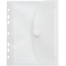 FolderSys delivery note pocket, DIN A5, hook and loop fastener, Filing strip and expansion fold