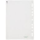 FolderSys transparante hoes, schuifsluiting, dossiervelg met EURO-perforatie, PVC-vrij, EVA-folie transparant, A4, 10 stuks