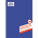 Formularbuch Avery® Zweckform Erlaubnisschein für feuergefährliche Arbeiten 1787, A4, selbstdurchschreibend, mit Durchschlägen & Lochung, 3 x 40 Blatt