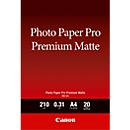 Fotopapier CANON matt, 210g/m², 20 Blatt, A4