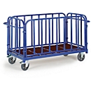 Four-walled trolley, 2000 x 800 mm, load capacity 1200 kg