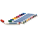 Franken Boardmarker Z1901, nachfüllbar, 10 Stück, farblich sortiert, Strichstärke 2 - 6 mm