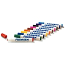 Franken Boardmarker Z1901, refillable, 10 pieces, assorted colors, line width 2 - 6 mm