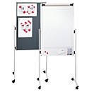 Franken Kombi-Flipchart ECO, B 760 x H 1210 mm, multifunktional, beidseitig, magnethaftend & pinnbar, inkl. Flipchartblockhalter, UMT FC