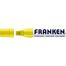 Franken Kreidemarker Jumbo ZKM1504, Keilspitze, Strichstärke 5-15 mm, Tinte auf Wasserbasis, neongelb