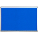 Franken Pinnwandtafel PRO, Filz, Wandmontage im Hoch- & Querformat, Aluminiumrahmen, blau, 900 x 1200 mm