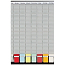 FRANKEN T-kaart 7-daagse weekplanner, 47,4 x 78 cm, 7 houders + 1 index, 35 vakjes, PV-SET3