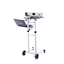 Franken Travel presentation station, for laptop &amp; projector, height-adjustable, loadable up to 15 kg, steel