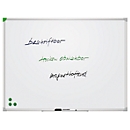 Franken Whiteboard U-Act!Line®, formato vertical y horizontal, esmaltado, magnético, reciclable, con bandeja de almacenamiento, An 1800 x Al 1200 mm