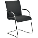 Freischwinger SSI Project SC8306, mit Armlehnen, gepolstert, stapelbar