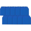 Fundas transparentes Orgatex, A6 transversal, azul, 10 uds.