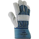 Gants de protection top grade 8300 uvex, cuir croûte de bovin/coton, EN 388: 4144 X, protège-articulations et poignets, 10 paires, taille 9