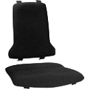 Garnissage de rechange ESD Sintec, tissu, noir Duotec