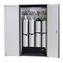 Gasflessenkast G-ULTIMATE-90 Standaard, dubbele vleugeldeur, 4x 50 l cilinders, B 1198 x D 615 x H 2050 mm
