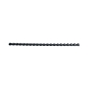 GBC® binding combs, plastic, Ø 12 mm, 100 pieces, black