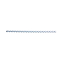 GBC® inbindruggen, plastic, Ø 12 mm, 100 stuks, wit