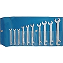 Gedore set dubbele steeksleutels 8-0100, 10-delig, SW 5-13 mm, CV-staal, kort, zeskant