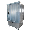 Gefahrstoffdepot TYP GD-E/IBC, abschließbar, Lagerkapazität bis 1 x 1000 l IBC, verzinkt