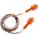 Gehörschutzstöpsel uvex whisper, Größe M, SNR 23 dB, EN 352-2, mit Kordel, 50 Paar in Pappkarton, orange