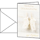 Gelukwenskaarten baby, incl. witte enveloppen, 10 stuks