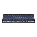 Gembird KB-BTRGB-01-DE - Tastatur - Hintergrundbeleuchtung - kabellos - Bluetooth 3.0 - QWERTZ