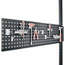 Geperforeerde gereedschapsplaat, voor tafelbreedte 2000 mm, voor serie Universal/Profi, antraciet RAL 7016