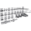 Gereedschaphouder-set, 28-delig,
