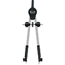 Giant compass Faber-Castell, robust gear guide, including spare parts & refills