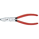 Glaskröselzange L.160mm Backen-B.9,5mm Kopf pol.Ku.-Überzug KNIPEX