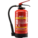 Gloria Fettbrand-Aufladelöscher FA3EASY, 3 Liter, 30 Sek. Spritzdauer, frostsicher bis -5 °C, mit Wandhalterung, Fußring, rot