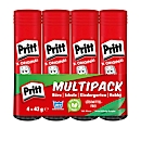 Glue stick PRITT, 4 pack, 43 g per pen
