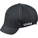 Gorra Uvex u-cap sport, EN 812, ala corta, amortiguadora, negra