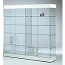 Grande vitrine en verre sur pied GRENAT, blanc