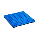 Grille de sol en plastique, bleu