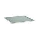 Grille en acier pour bacs à palettes en PE CEMO 220/4 et 400/4, L 1200 x P 1200 x H 30 mm, jusqu'à 1200 kg