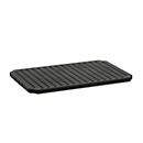 Grille PE pour bac de rétention CEMO Euro-PE 250/2, noir, L 1184 x P 780 x H 300 mm
