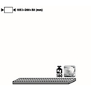 Grille pour armoires à bouteilles de gaz sous pression asecos, en acier, L 1033 x P 280 x H 30 mm, jusqu'à 180 kg