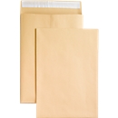 Gusset envelopes, 20 mm, adhesive, DIN B4 format, 100 pieces, natron brown